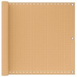  Zaštita od pogleda za balkon Pijesak 90 x 500 cm HDPE i Aluminij - Pijesak 90 x 500 cm | shoptok.hr