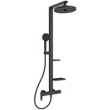 Ideal Standard Mat črna kovinska tuš garnitura 111 cm ALU+ – | Shoptok.si
