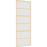 Klizna vrata zlatna 76x205 cm matirano staklo ESG i aluminij | shoptok.hr
