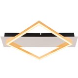 Globo LED stropna svjetiljka Lesina (12 W, D x Š x V: 39,5 x 35 x 5 cm, Srebrna, Zlatna, Topla bijela) Cijene