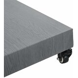  Baza za suncobran Tamno siva drvenasta 45 x 45 x 31,5 cm | Eponuda.com