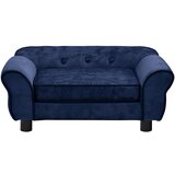 vidaXL Pasji kavč moder 72x45x30 cm iz pliša, (20990068) | Shoptok.si