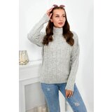 Kesi Sweater with turtleneck grey Cijene
