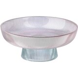 Evviva Skleda 26xh10,5cm / roza, modra / steklo, (21317954) | Shoptok.si