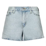 Levi's Kratke hlače & Bermuda 80S MOM SHORT Modra