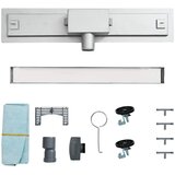  2 u 1 odvod za tuš Srebrno 60 cm Nehrđajući čelik 304 | shoptok.hr