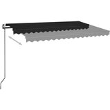  Automatska tenda sa senzorom za vjetar LED 450x350 cm antracit | shoptok.hr
