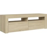 vidaXL TV ormarić s LED svjetlima boja hrasta sonome 120 x 35 x 40 cm | shoptok.hr