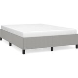Maison Chic Posteljni okvir - Dvoposteljna postelja - Zakonska postelja brez vzmetnice svetlo siv 140x200 cm tkanina-J12529, (21770563) | Shoptok.si