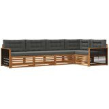 vidaXL Zunanja garnitura za sedenje 5 pcs Naravna in antracitna, (5000282389) | Shoptok.si