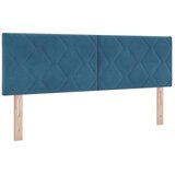  LED glava kreveta Tamno plava 144 cm Baršun - Tamno plava 144 cm Nizak uzglavlju | shoptok.hr