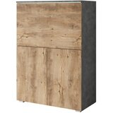 P & B PISALNIK leseni material antracit, barve kostanja Cene