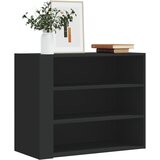 vidaXL Stenska omarica črna 75x35x60 cm inženirski les Cene