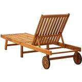  Ležaljka za sunčanje od masivnog bagremovog drva | shoptok.hr