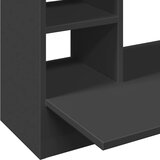  Zidni radni stol crni 105 x 48 x 75 cm od konstruiranog drva | Eponuda.ba
