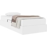  Krevet s madracem i skladištem s madracem 2 pcs Bijelo Koža | shoptok.hr