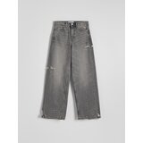 Reserved - Wide leg traperice - siva | shoptok.hr