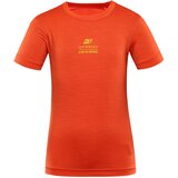 Alpine pro Children's quick-drying T-shirt BASIKO spicy orange | Shoptok.si