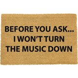 Artsy Doormats Predpražnik iz naravnih kokosovih vlaken Loud Music, 40 x 60 cm Cene