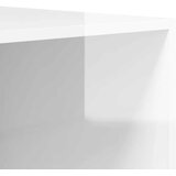  Ormar visoki sjaj bijeli 100 x 50 x 200 cm konstruirano drvo | shoptok.hr