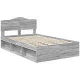  Konstrukcija postelje z vzglavjem Siva Sonoma 120 x 200 cm, (5000102366) | Shoptok.si