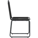  Vrtne stolice 2 pcs Crna 48 x 55 x 89,5 cm Ratan | Eponuda.com