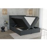 Ropez Tamno sivi boxspring krevet s prostorom za odlaganje 180x200 cm Lola – | shoptok.hr