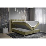 Esposa POSTELJA Z VZMETNICO 180 cm x 200 cm , tekstil olivno zelena | Shoptok.si