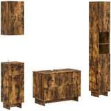  Set kupaonskih ormara od 4 dijela EDE Dimljeni hrast | shoptok.hr