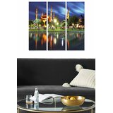 Wallity MDF139093121 Multicolor Decorative MDF Painting (3 Pieces) | Eponuda.ba