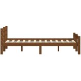  Posteljni okvir medeno rjav iz trdne borovine 160x200 cm, (20646009) | Shoptok.si