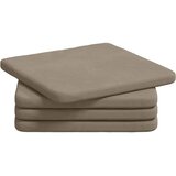  Jastučići za sjedenje 4 pcs Sivo-smeđa 40 x 40 x 3 cm | shoptok.hr