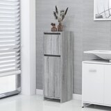 vidaXL Kopalniška omarica siva sonoma 30x30x95 cm konstruiran les Cene
