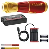 44318 e-odvijač, speedE® ii električni 7 delova sa slimbiotva, baterijama i usb punjačem, l-boxx mini