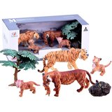  Set figura obitelj tigrova sa stablom i stijenom | shoptok.hr