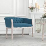  Klupa plava 98 x 56 x 69 cm baršunasta | shoptok.hr