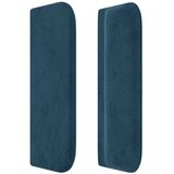  Uzglavlje s ušima tamnoplavo 203x16x78/88 cm baršunasto | shoptok.hr