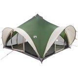 vidaXL Tipi šator s krovom Zelena Za 18 osoba Poliester i čelik - Zelena 500 x 500 x 350 cm | shoptok.hr