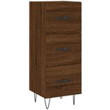 Maison Chic Komoda - Predalnik rjavi hrast 34,5x34x90 cm inženirski les, (21717976) | Shoptok.si