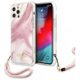 Guess Guhcp12mksmapi za iphone 12 / 12 pro - roza marmor shock silikonski ovitek s perla zapestnico Cene
