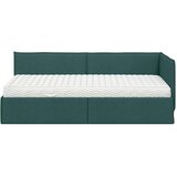  Kutni krevetni okvir s madracem 2 kom. Tamnozelena 90 x 200 cm | shoptok.hr