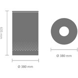Brabantia Mat črn kovinski koš za perilo 60 l – | Shoptok.si