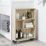  Uska kolica za odlaganje Sonoma hrast 48x13x68 cm Konstruirano drvo | shoptok.hr