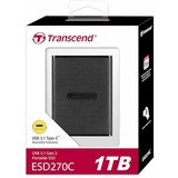 Transcend SSD 1TB Portable ESD270C,Type C,USB 3.1,Black | Eponuda.ba