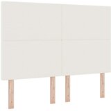  LED glava kreveta S LED lampica Krema 144 cm Poliester | shoptok.hr