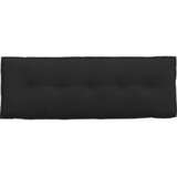  Jastuk za leđa Crna 140 x 50 cm Mikrofiber tkanina | shoptok.hr