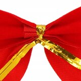  Set Božićnih mašni u crvenoj boji, 6 komada, 9,5 × 7,5 cm | shoptok.hr
