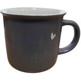 CUTE&COOL HOME keramička šolja tamnosiva 390ml Cijene