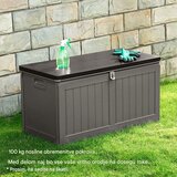 Vonhaus Plastična vrtna škatla za shranjevanje 190 L | Shoptok.si