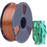 Silk PLA+ Tri-Color Orange Blue Green - 1,75 mm / 1000 g | shoptok.hr